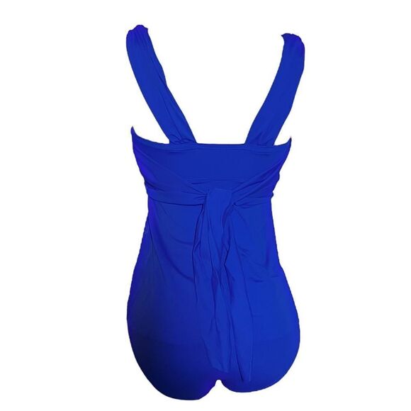 Kim Gravel Wrap Sweetheart Tankini Top and Brief Swimsuits Set - Picture 4 of 9